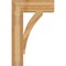 Ekena Millwork Thorton Block Rough Sawn Bracket, Western Red Cedar, 6"W x 22"D x 34"H BKT06X22X34THR05RWR - alternate 4